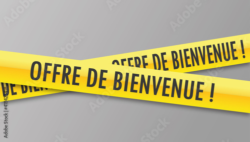 Logo offre de bienvenue.