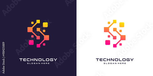 Creative Letter C logo design template