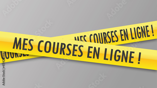 Logo mes courses en ligne.