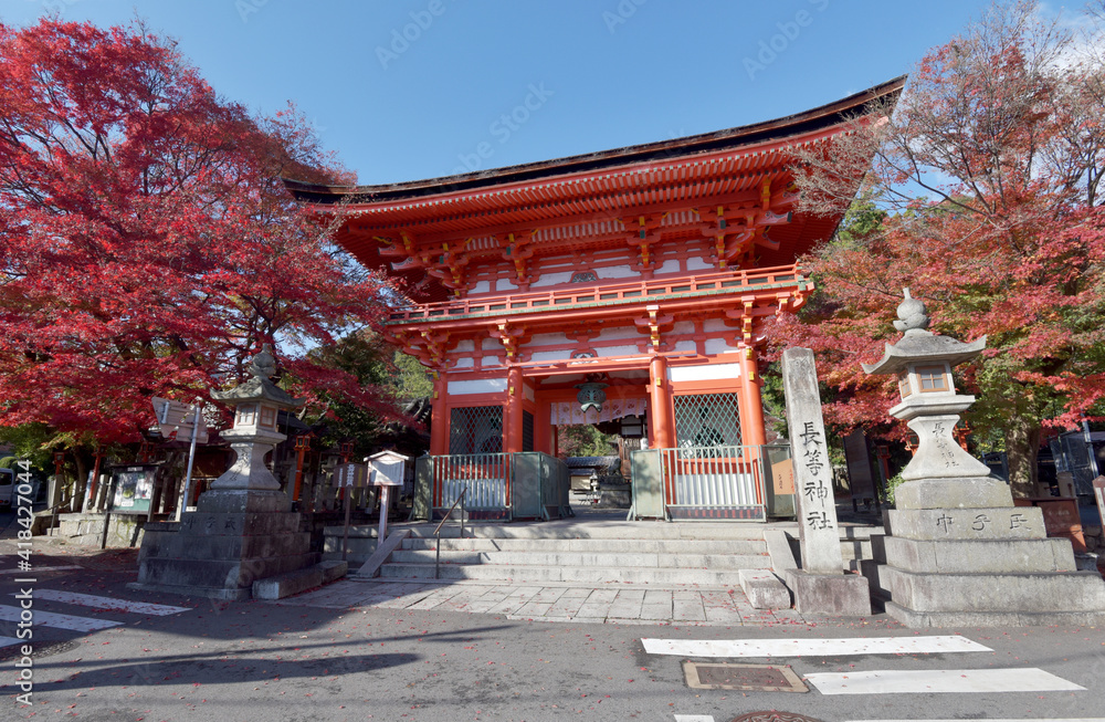 長等神社　楼門　滋賀県大津市