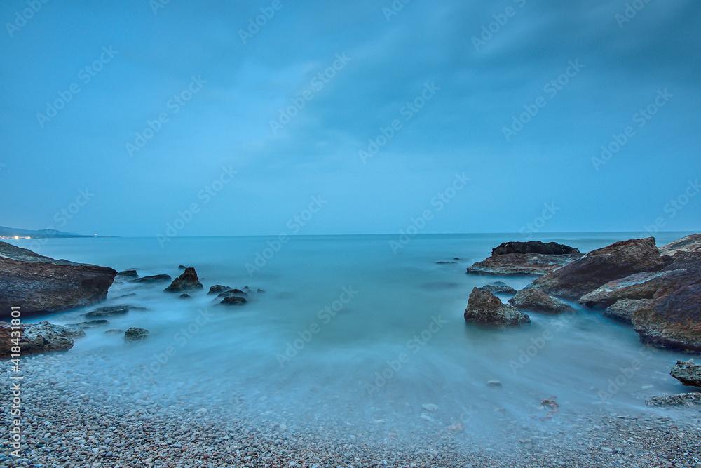 Fototapeta premium beach and rocks