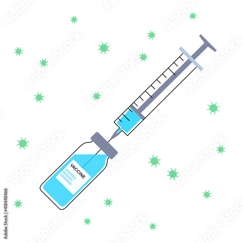 Global vaccination concept