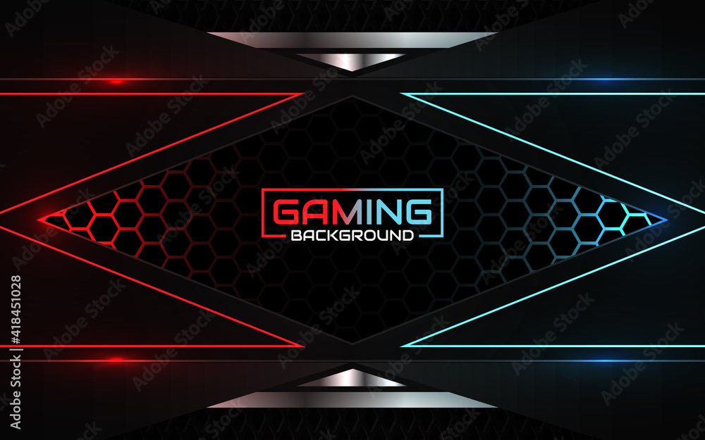 Banner design of instant gaming Royalty Free Vector Image