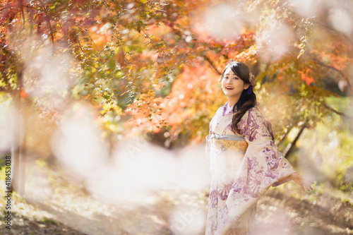 振袖を着た女性