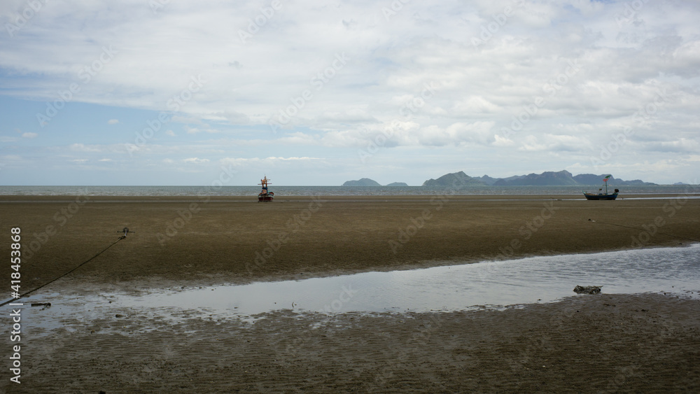 beautiful landscape of beach side at Hua Hin Thailand beautiful landscape of beach side at Hua Hin Thailand
