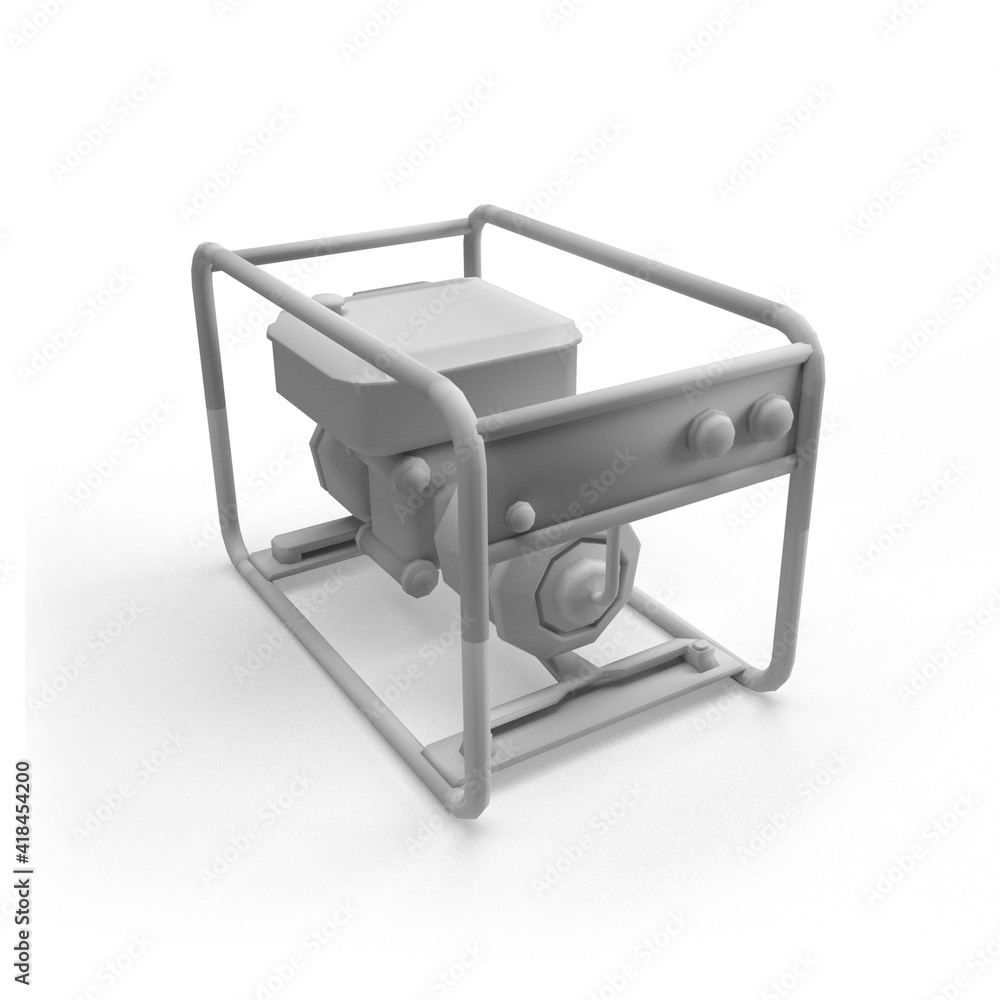 generator on white background generator on white background