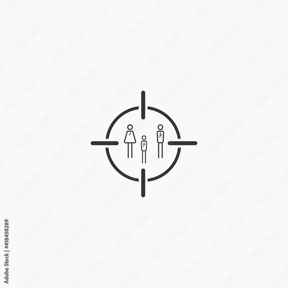 Target market icon graphic design vector illustration Target market icon graphic design vector illustration