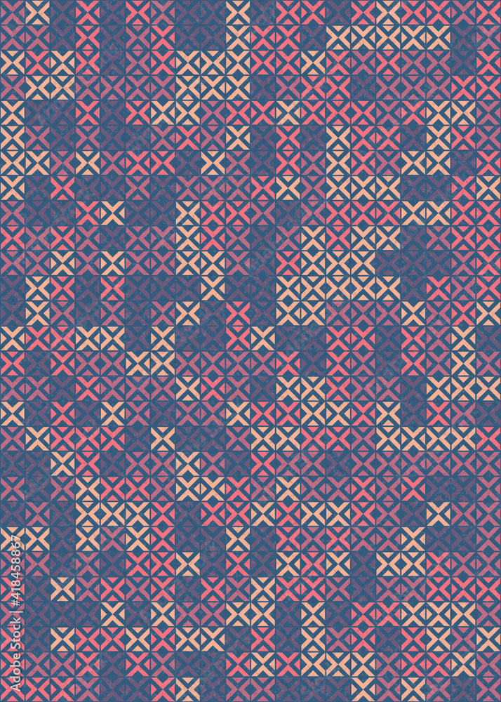 Abstract Geometric Pattern generative computational art illustration Abstract Geometric Pattern generative computational art illustration