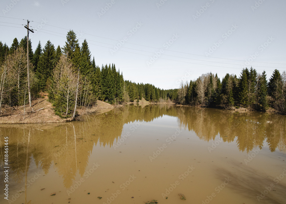 Obraz premium lake in the mountains