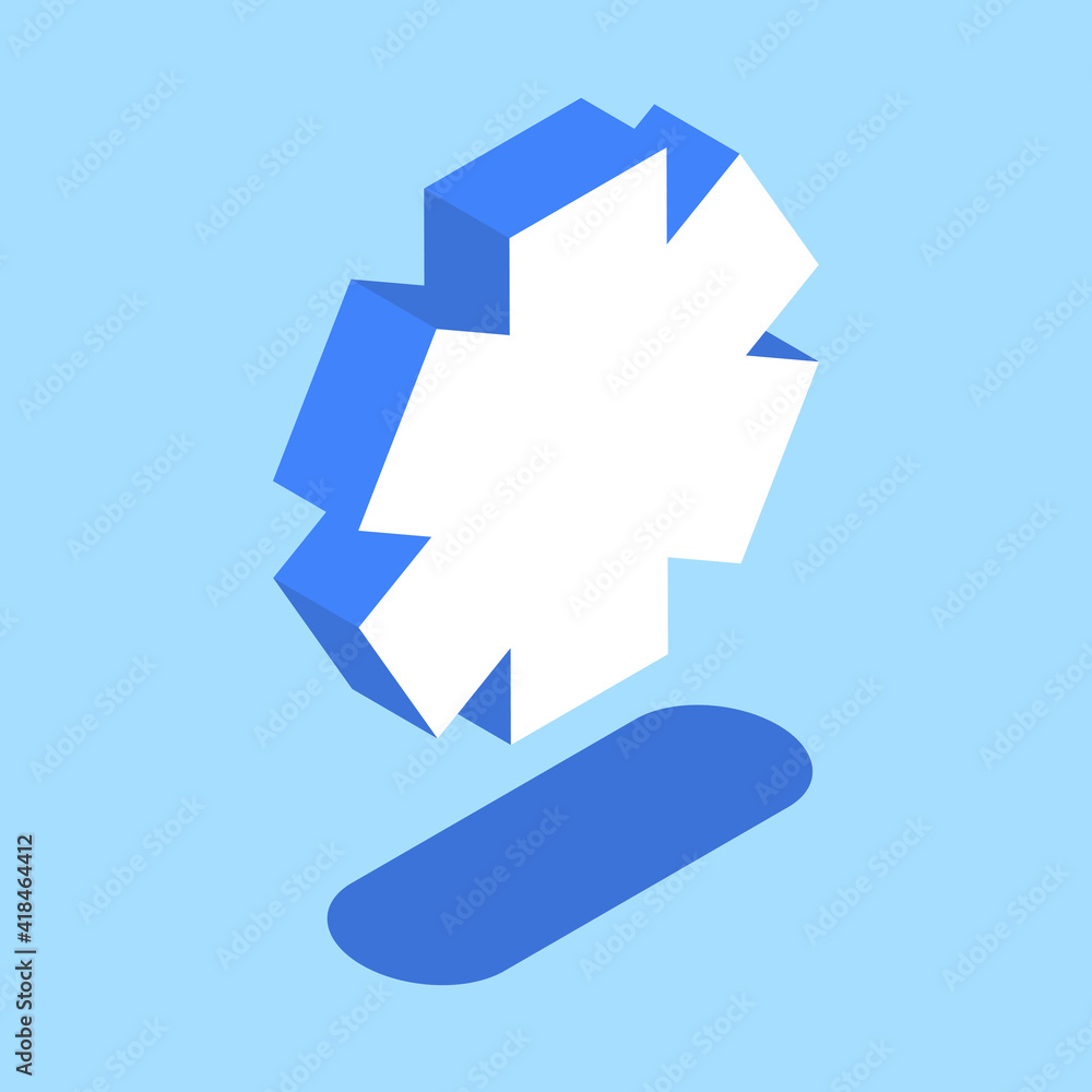 3d star of life. isometric medical sign . Vector illustration in isometric style. eps 10 template. 3d star of life. isometric medical sign . Vector illustration in isometric style. eps 10 template.