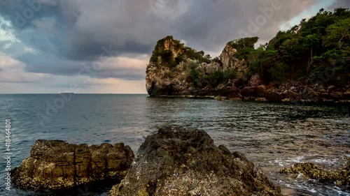 Empty people at Island on daylight summer season in Thailand Asia