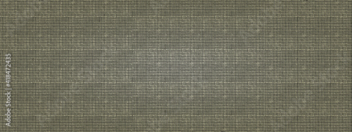 Linen fabric texture. Gray-brown pastel color. Rectangular vector illustration. Grid. Cell. Use as background, wallpaper, packaging, overlay on any base, for decoration and design, etc. Eps 10.