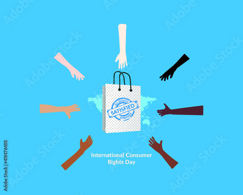 International Consumer Rights Day Diversity Concept