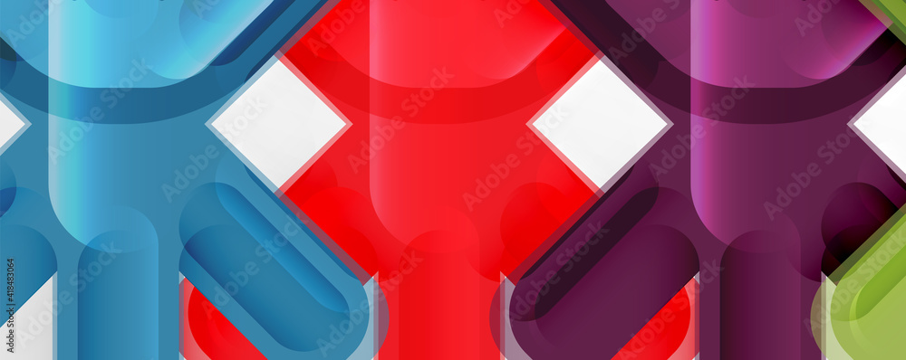 Abstract glossy crosses background for business or technology presentations, internet posters or web brochure covers Abstract glossy crosses background for business or technology presentations, internet posters or web brochure covers