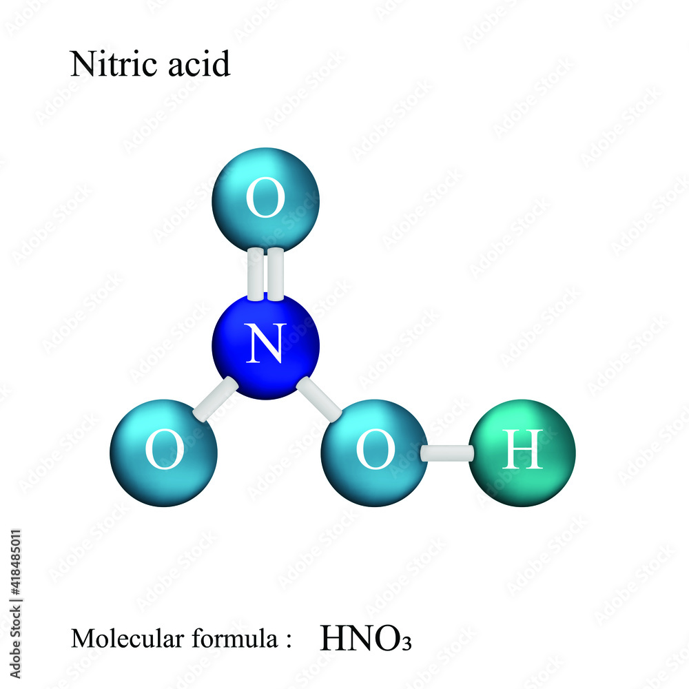 Lewis structural formula of Nitric acid, molecular formula Lewis structural formula of Nitric acid, molecular formula