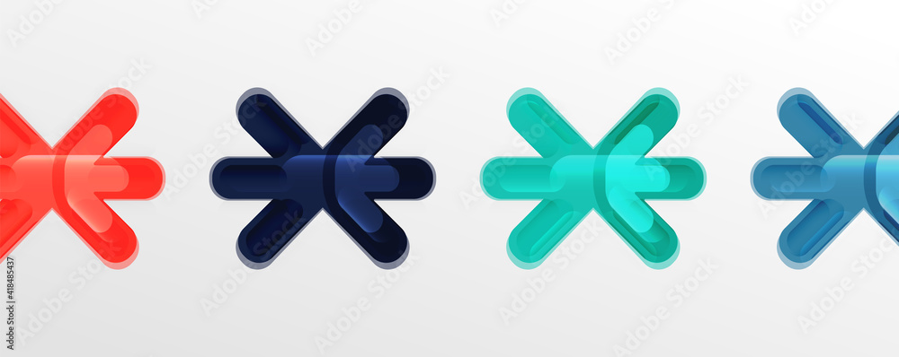 Abstract glossy crosses background for business or technology presentations, internet posters or web brochure covers Abstract glossy crosses background for business or technology presentations, internet posters or web brochure covers