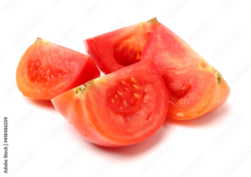 fresh tomato isolated on white background fresh tomato isolated on white background