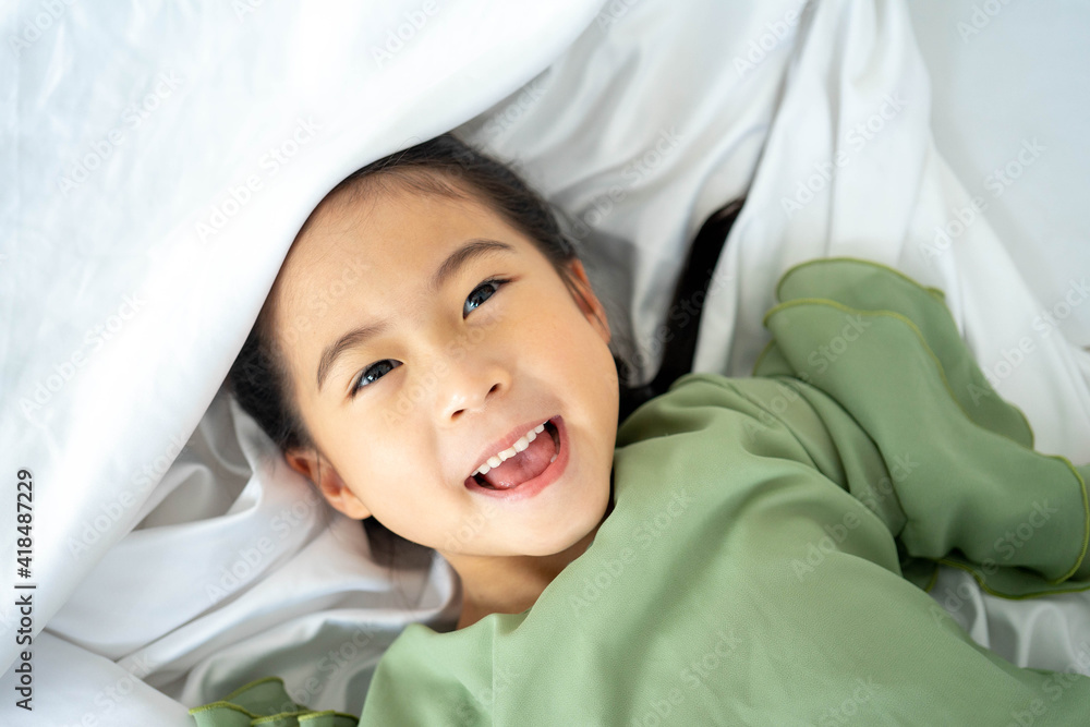 Asian smiling little girl portrait Asian smiling little girl portrait