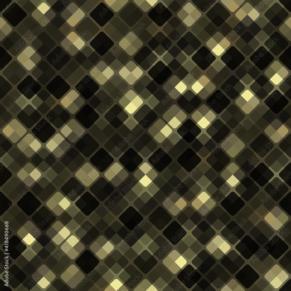 Vector patchwork background with brown khaki and olive tiles geometric ornament Vector patchwork background with brown khaki and olive tiles geometric ornament