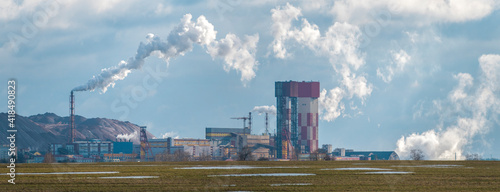 Εκτύπωση καμβά mines for the extraction of potash salt in the city of Soligorsk.