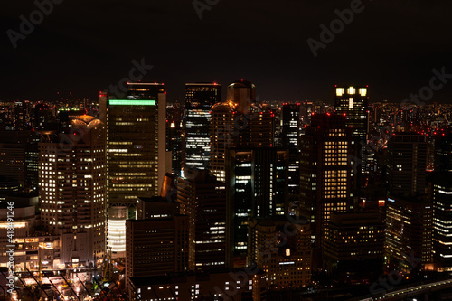Night view of a big city