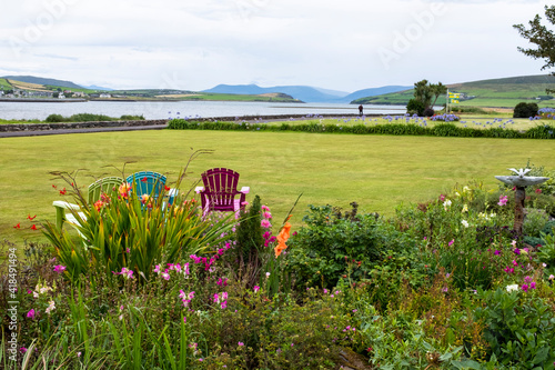 Paisaje verde en península de Irlanda