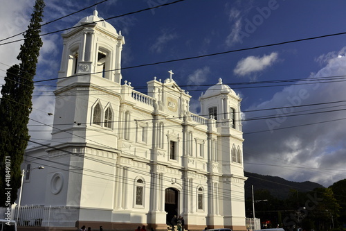 Fachada de la catedral de la ciudad de Matagalpa, en el norte de NIcaragua
