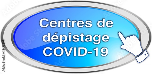 bouton centre de dépistage COVID-19