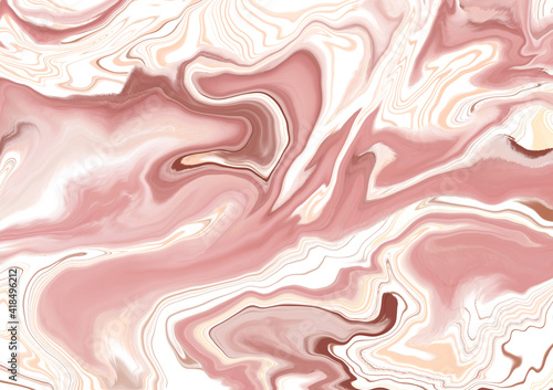 Abstract marble texture alcohol ink style digital design for use as wallpaper or background