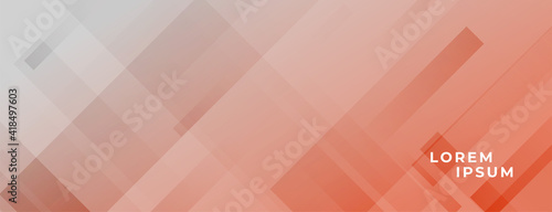 geometric pastel color banner with diagonal lines