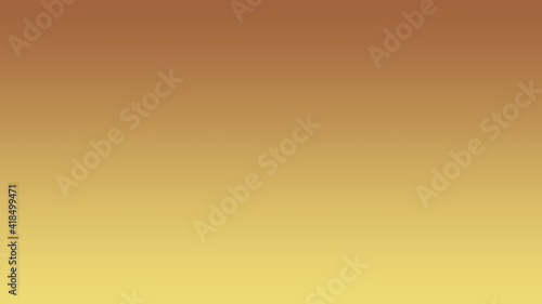 Abstract combination of earth brown , goldenrod , gold and yellow solid color linear gradient background on the horizontal frame