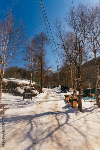 Winter trails on Yatsugatake