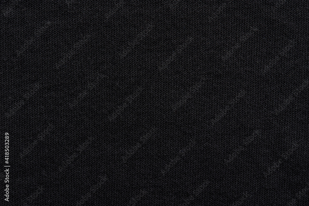 Black cotton texture surface