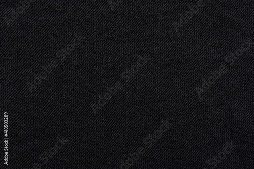 Black cotton texture surface
