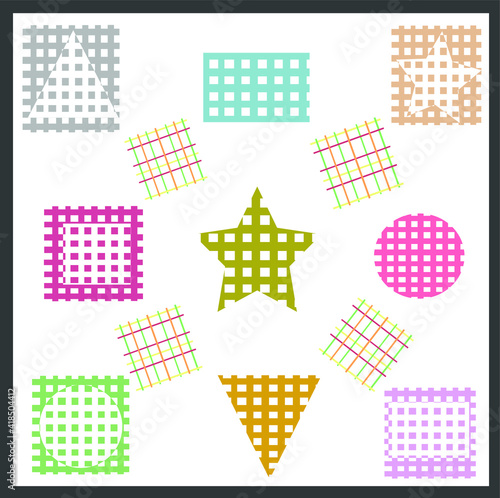 Wallpaper vector design illustration on white background. This wallpaper great for sticking on the wall, for household appliances motifs, backgrounds, etc. 