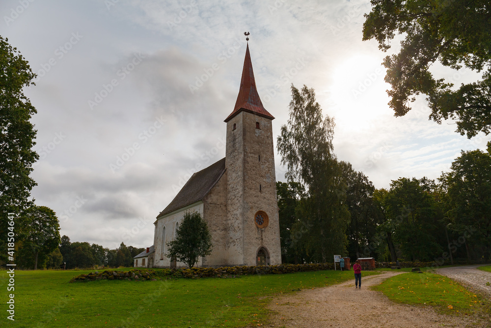 High rural church in Suure-Jaani, Estonia.
