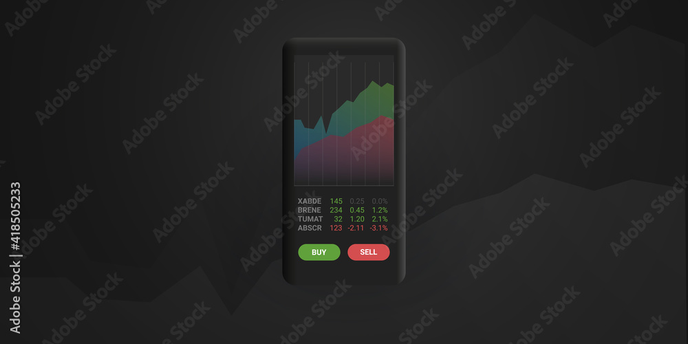 Digital Business and Market Analysis, Stock Trading, Investment Helper Apps, Robo-Advisor Concept Design, Vector Illustration Digital Business and Market Analysis, Stock Trading, Investment Helper Apps, Robo-Advisor Concept Design, Vector Illustration