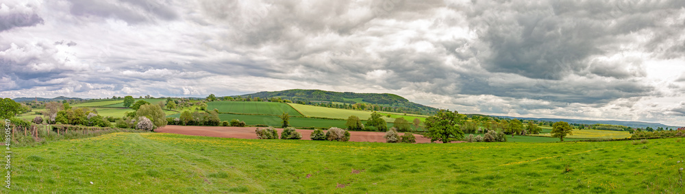 panorama of the hills of region