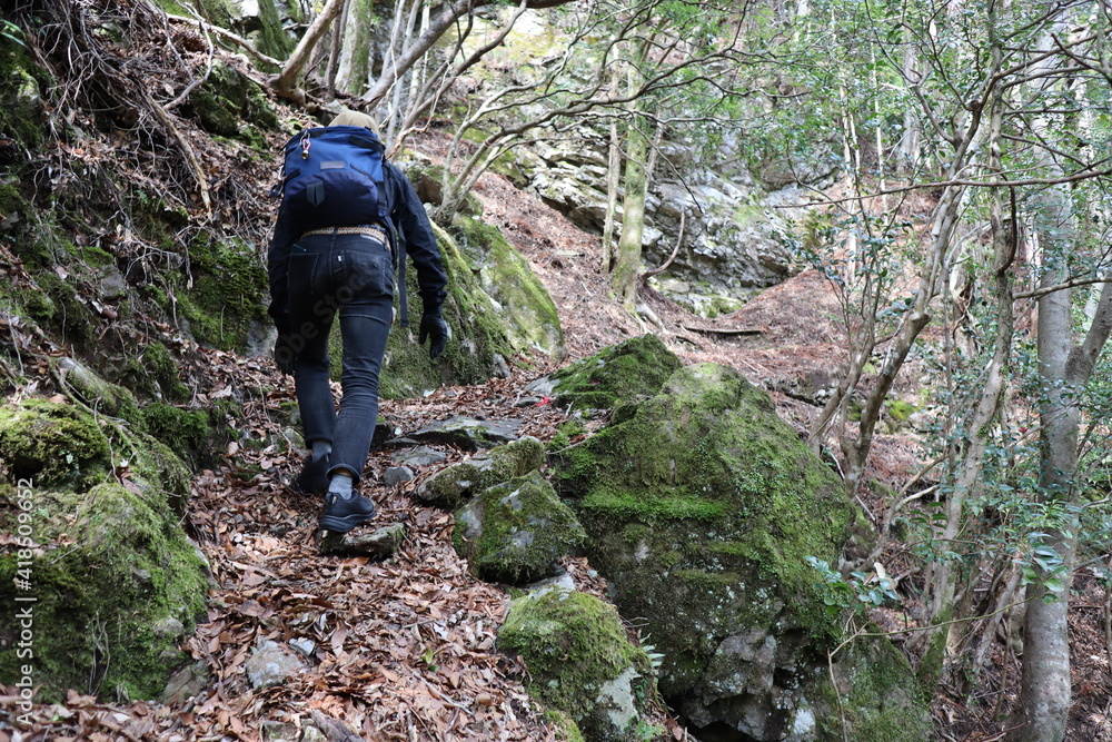 別府峡 石立山 登山 別府峡 石立山 登山