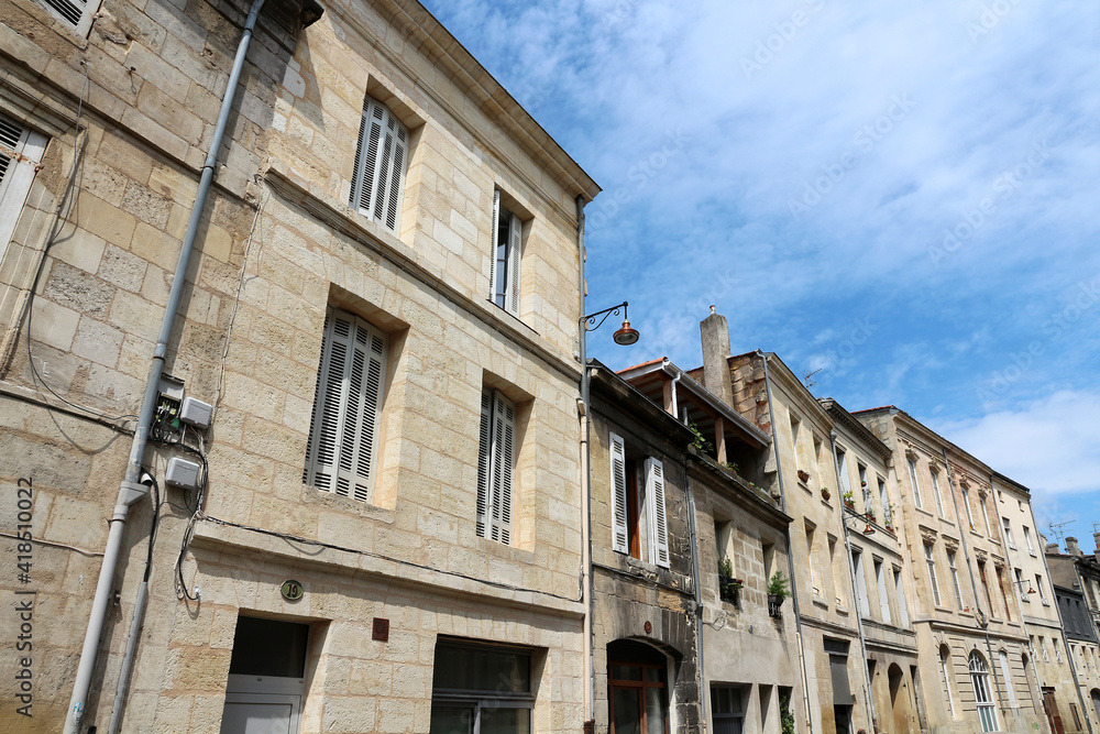 Bordeaux (France) - old downtown houses