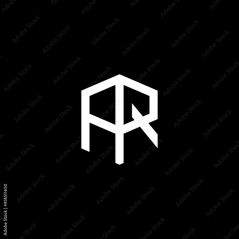 AQ initial letter logo template vector AQ initial letter logo template vector