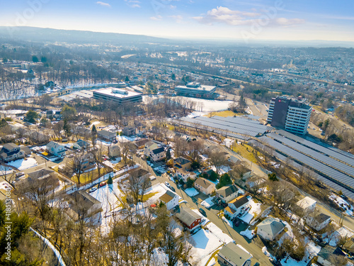 Aerial of Paterson New Jersey photo