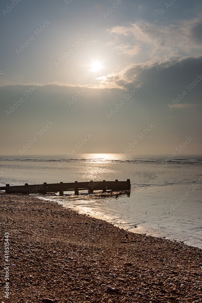 Looking Out Over the Ocean, with Morning Light