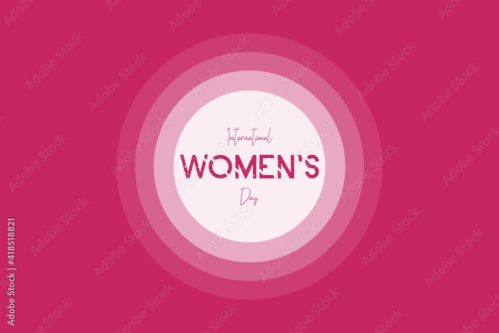 Happy Women Day greeting card illustration. 3D beautiful spring decoration. Cute paper craft design for international women's event Happy Women Day greeting card illustration. 3D beautiful spring decoration. Cute paper craft design for international women's event