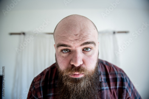 portrait of a man with beard