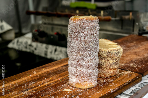 A bakery showing doughnut bread lamingtons