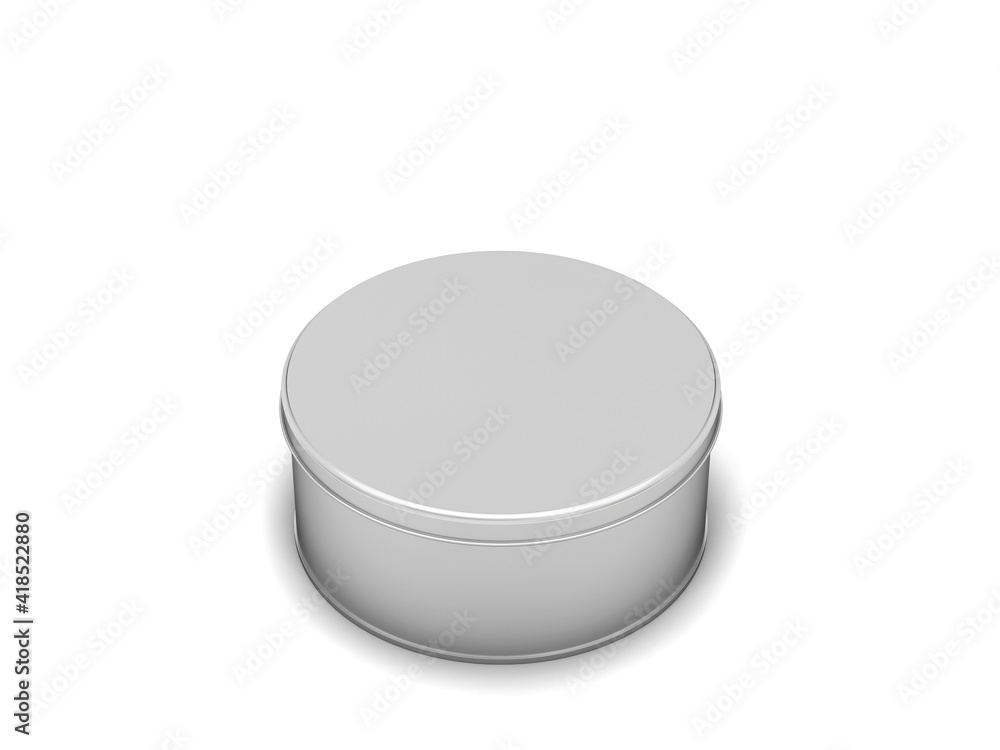 Blank tin can metal container for food or cosmetic Blank tin can metal container for food or cosmetic