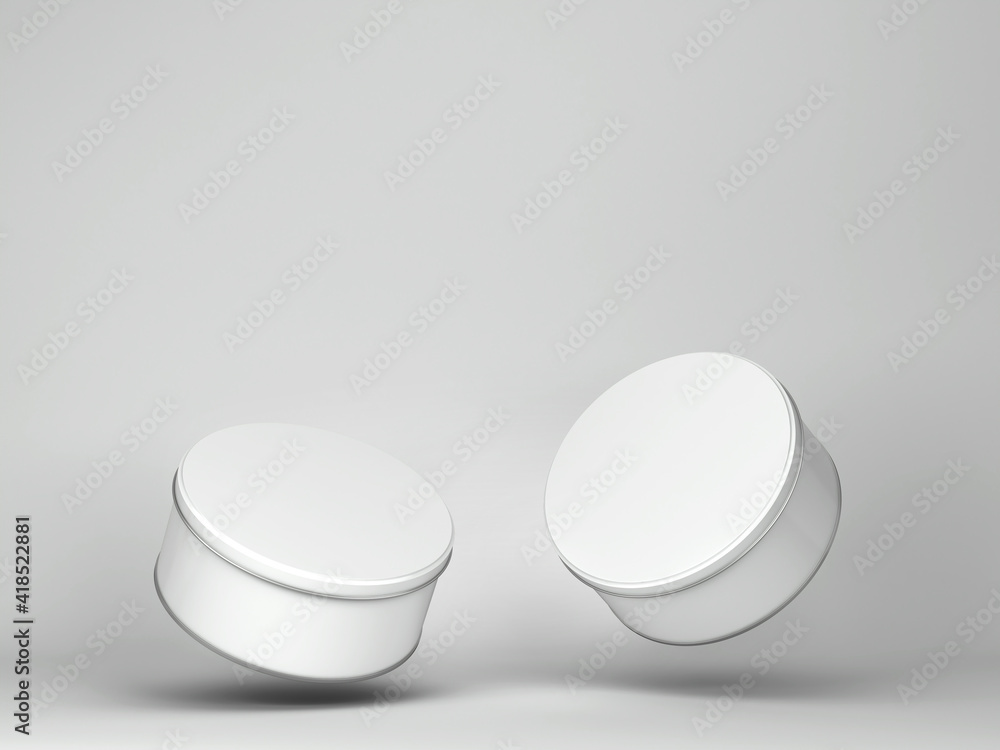 Blank tin can metal container for food or cosmetic Blank tin can metal container for food or cosmetic