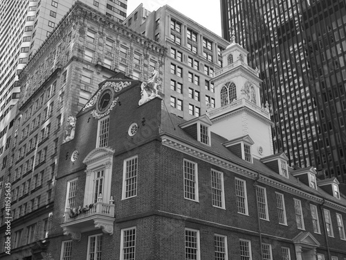 The Old State House in Boston, Massachusetts.