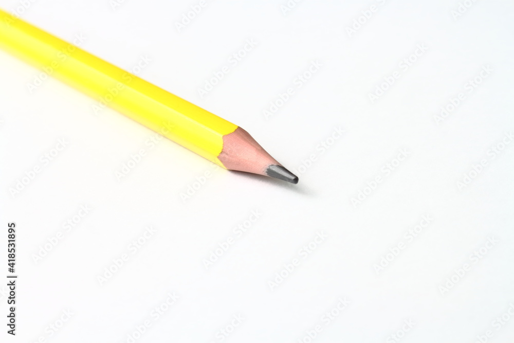 graphite pencil in front of a minimalist white background, the nightmare of the blank sheet, write or draw from scratch graphite pencil in front of a minimalist white background, the nightmare of the blank sheet, write or draw from scratch